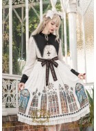 CEL The Holy Cross Short and Long One Piece with Detachable Collar and Waist Belt(Leftovers/Full Payment Without Shipping)